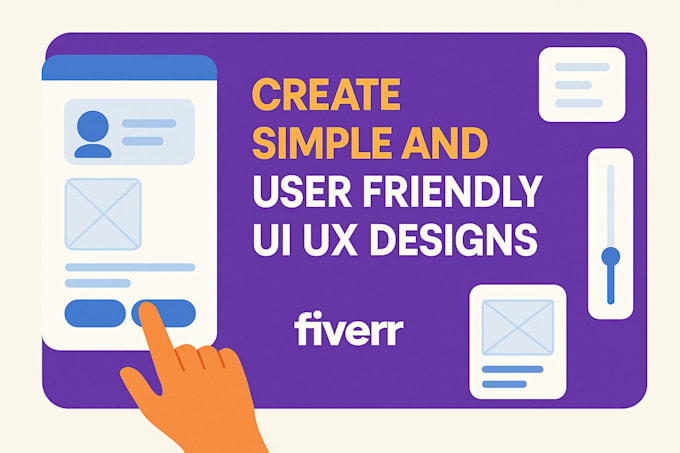 Create simple and user friendly ui ux designs by Sopiyan_hadi | Fiverr
