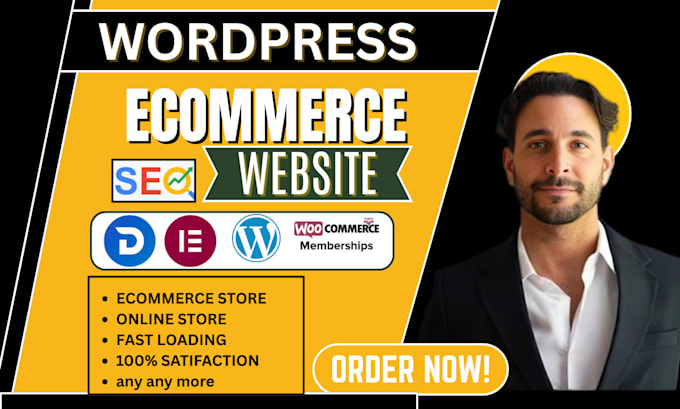 design wordpress ecommerce website, wordpress ecommerce store with wordpress seo