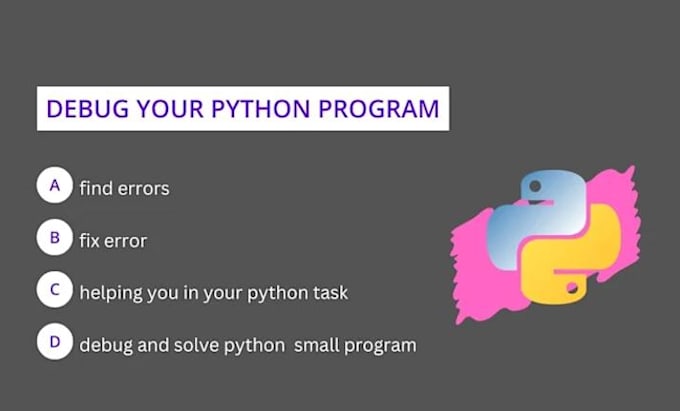 Fix python code errors and bugs quickly by Abdullah3230 | Fiverr
