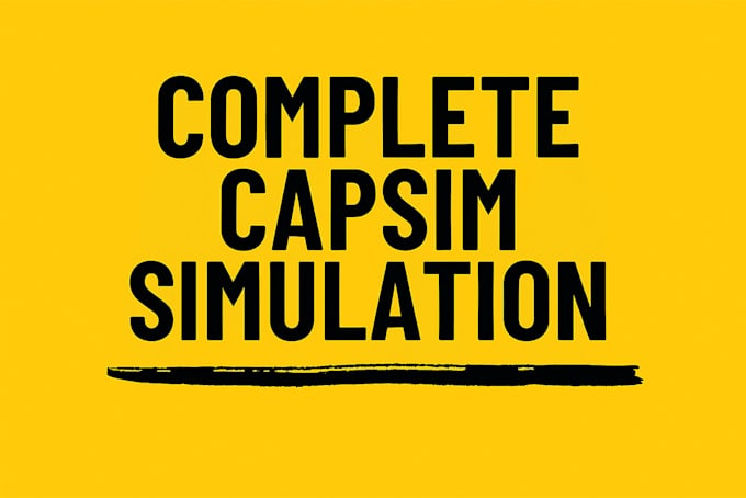 offer strategic guidance for capsim simulation rounds, write reports, and ppts