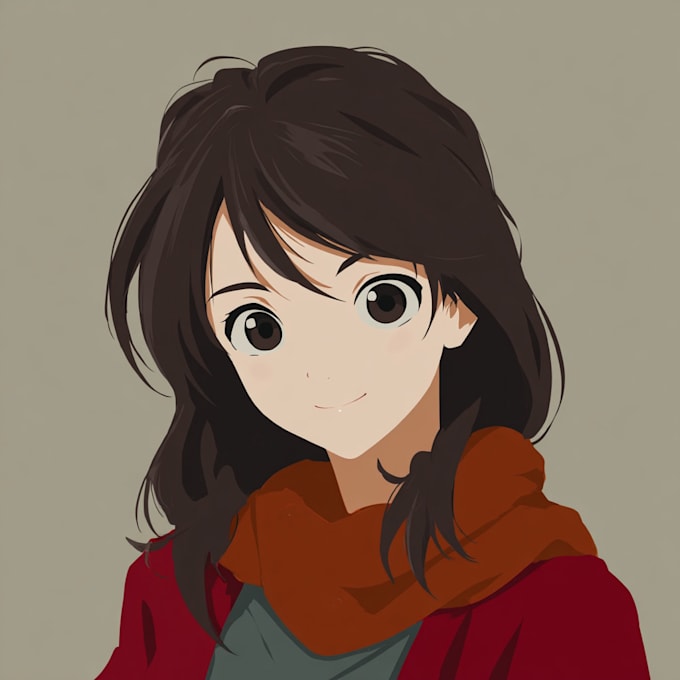 create anime character design or reference sheet
