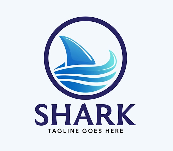 design gorgeous shark logo