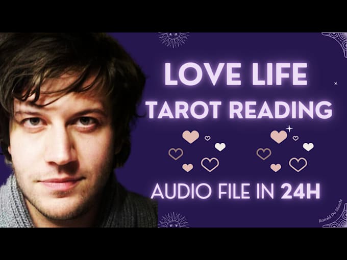 give a love life tarot reading as an audio file in 24h