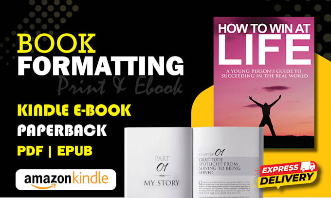 do book formatting for print book and ebook