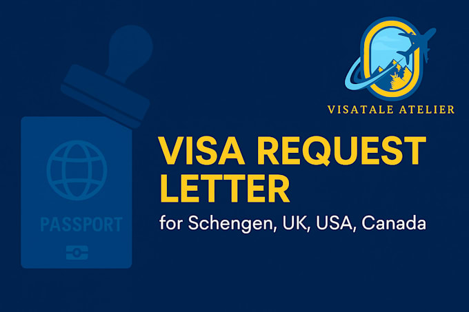 write a professional cover letter for your visa applications