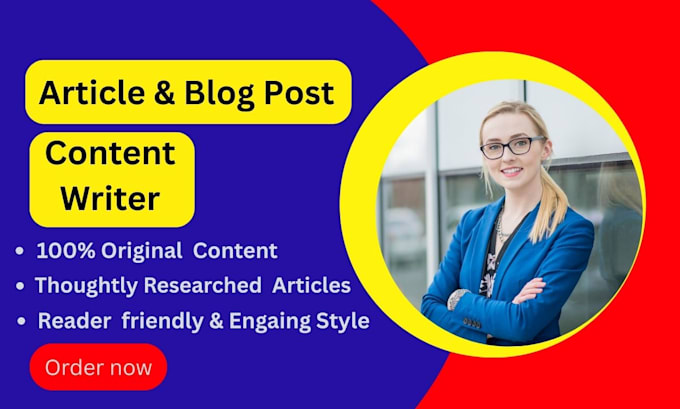 write tech article and spam free seo friendly content