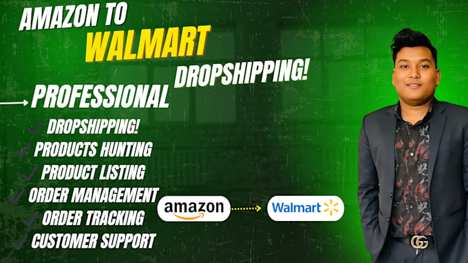 do amazon to walmart drop shipping and hot selling products listing