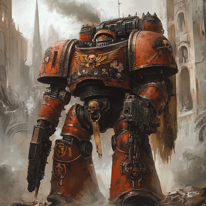 paint a warhammer illustration
