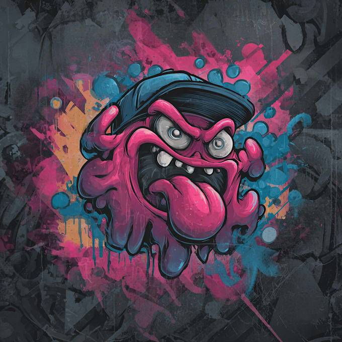 design cool graffiti art for your logo or name