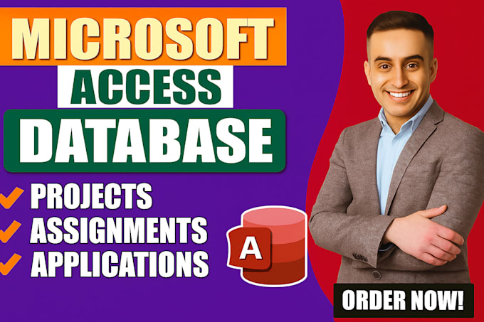 develop microsoft access database project and assignments