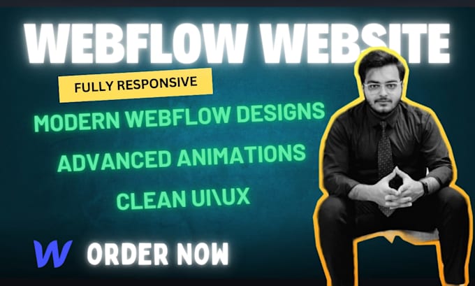 design or develop modern webflow website
