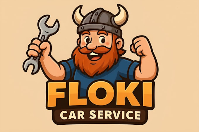 create a cheapest logo in cartoon style
