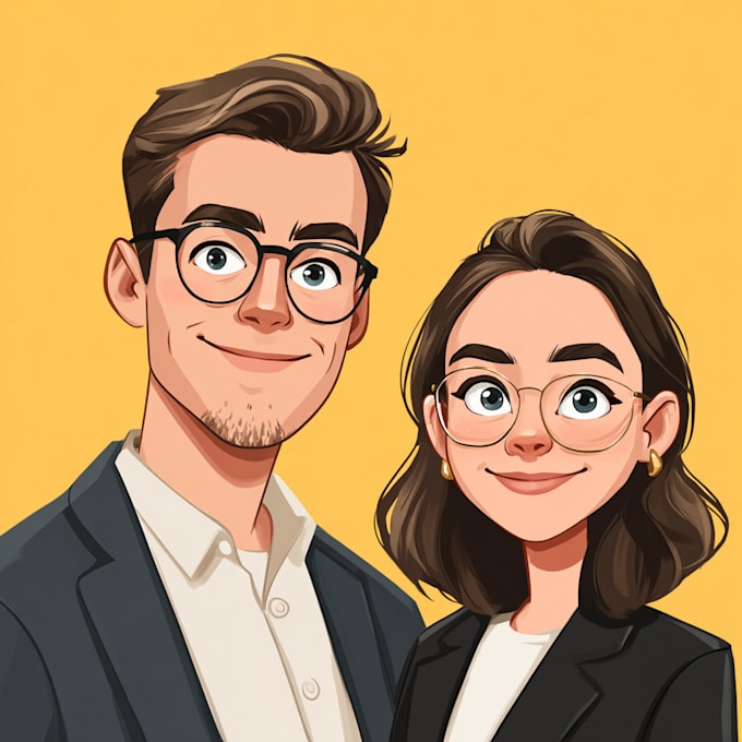 make cartoon caricature, avatar