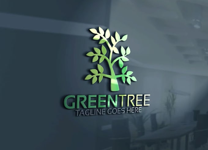 do custom tree logo design nature inspired, minimalist and professional