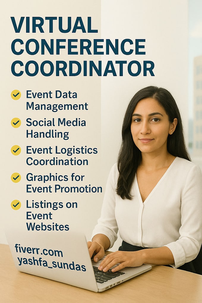 be your virtual conference or event coordinator