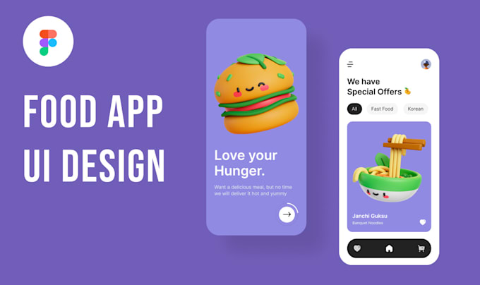 design clean, modern UI wireframes with clickable figma prototypes