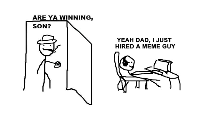 make funny viral image memes for social media posts