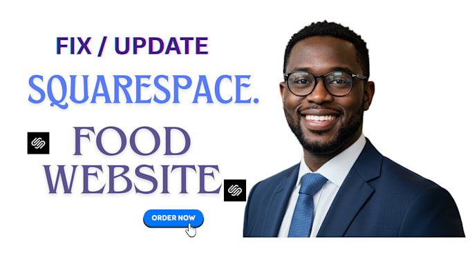 redesign your squarespace restaurant or food delivery website
