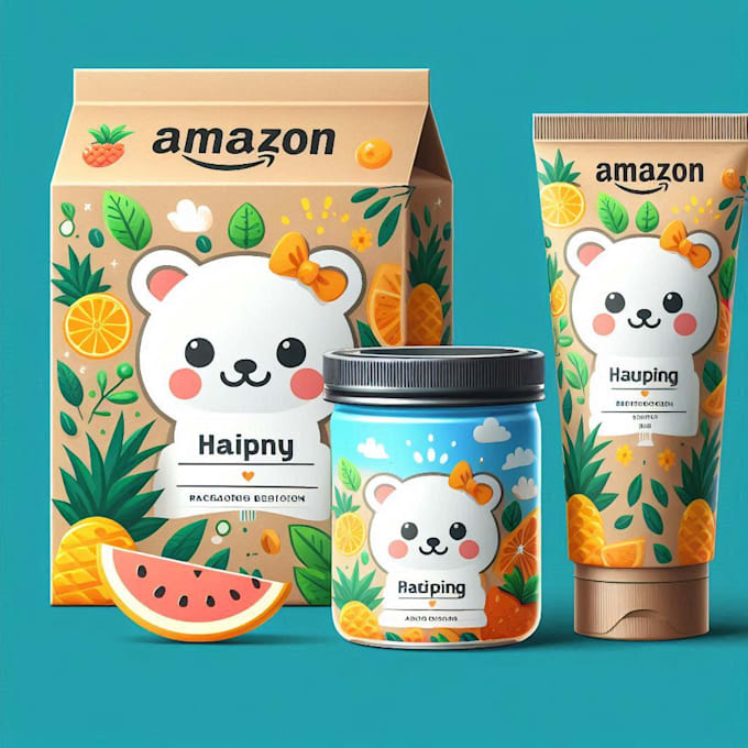create organic product packaging or label design