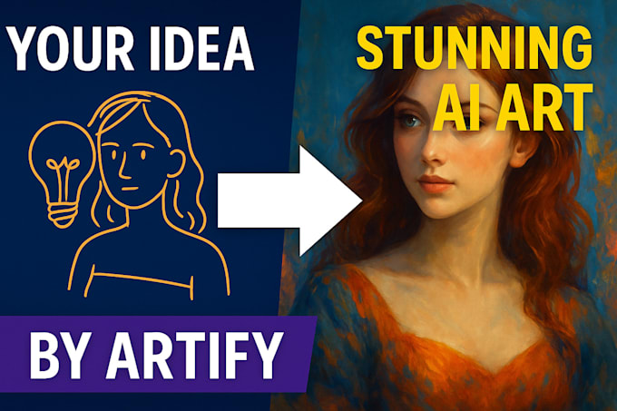 convert your concept into detailed ai artwork