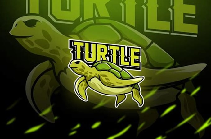 create an amazing turtle mascot logo design