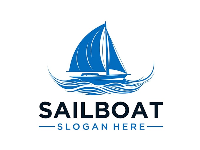 design modern sailing logo