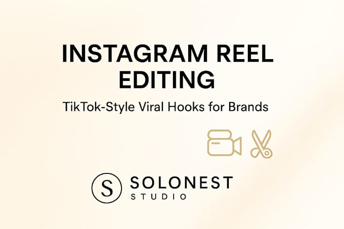 professionally edit instagram reels with tiktok style viral hooks for brands