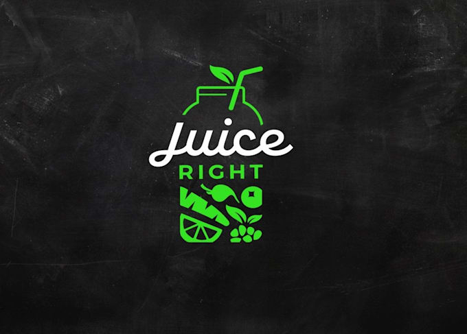 design a food, bar, juice, drink, and restaurant logo