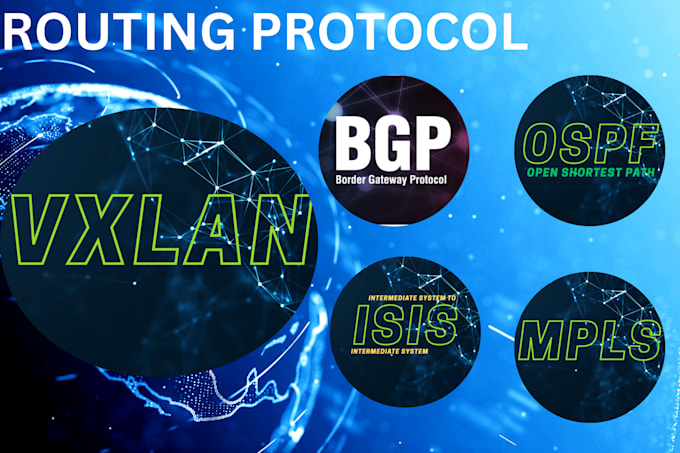do configure bgp ospf isis mpls vxlan cisco packet tracer