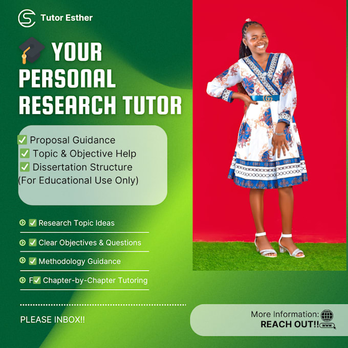 tutor you in research proposal and thesis dissertation