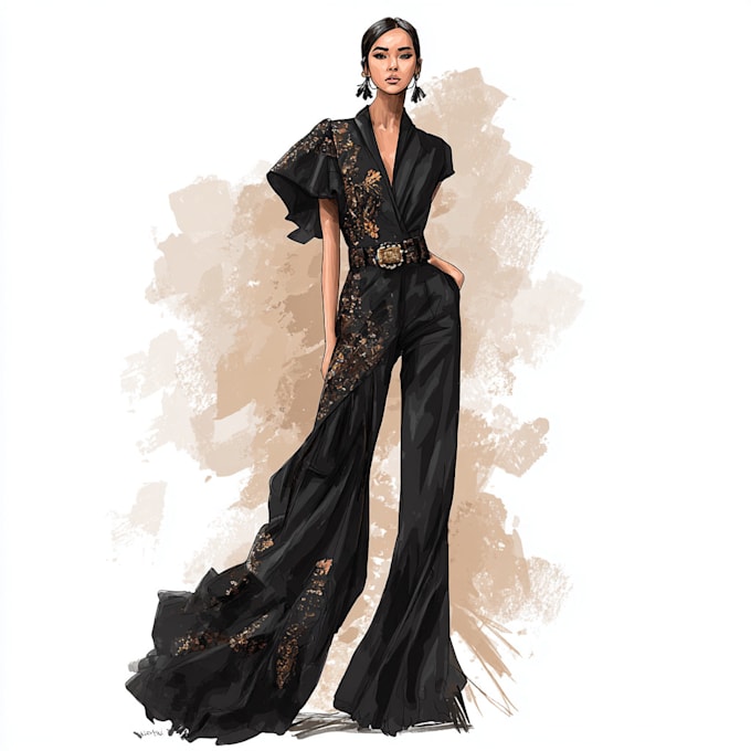do fashion activewear design or technical flat cad design