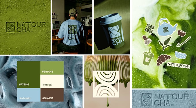 create a premium logo and  brand identity