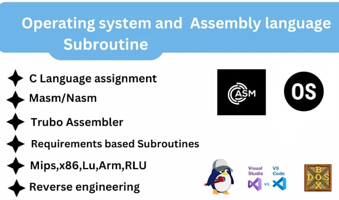 do operating system and assembly language projects