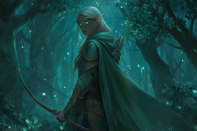 design fantasy character illustration