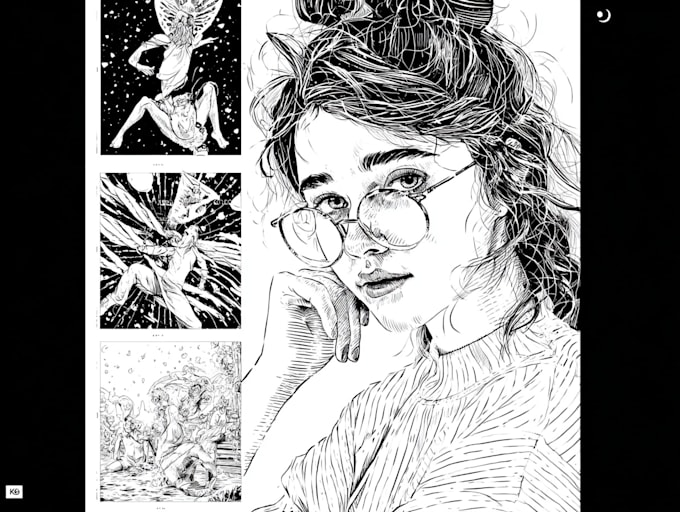 make hand drawn illustration for you