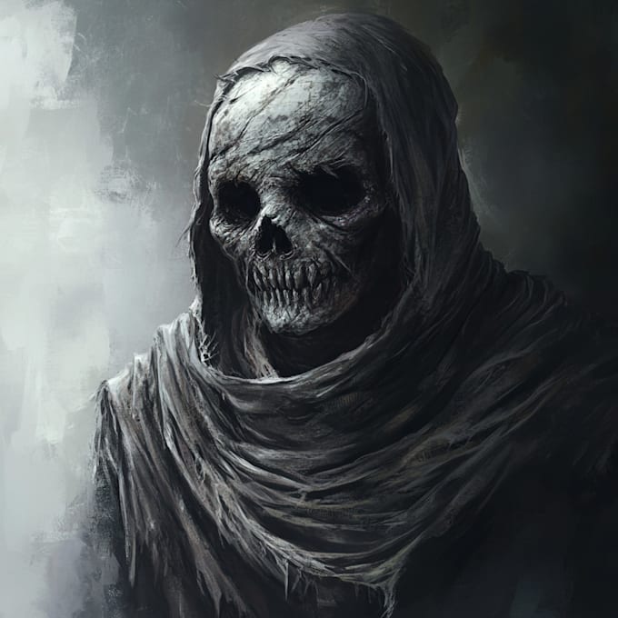 draw horror character illustration