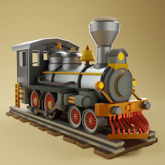 create a low poly model, asset, animation for your idea