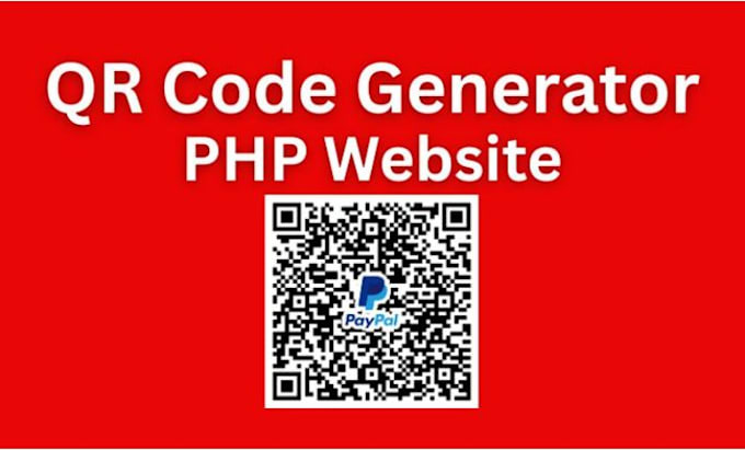 create a PHP responsive qr code generator website