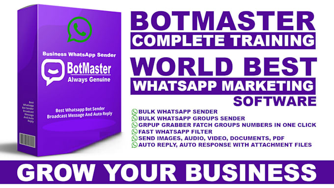 install and setup whatsapp bulk message software on PC