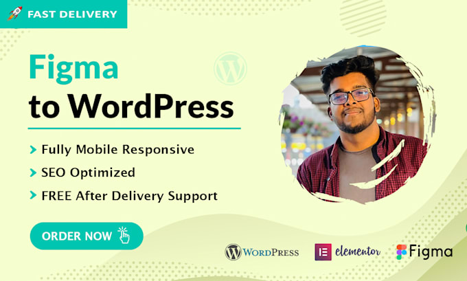 convert figma to wordpress with elementor pro