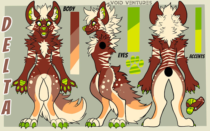 Do furry art furry ref sheet fursona reference sheet for your fursuit ...