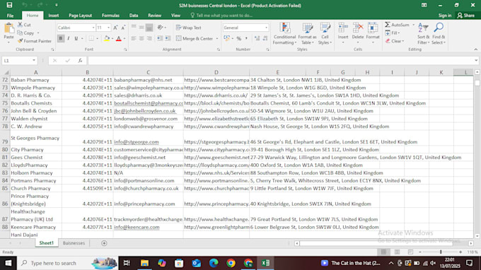 fastest excel data entry, web research, excel, copy paste