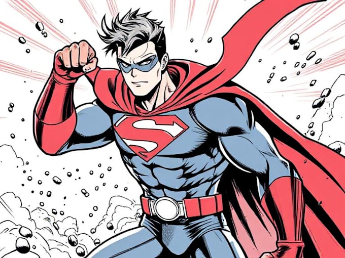 create super hero characters using ai art
