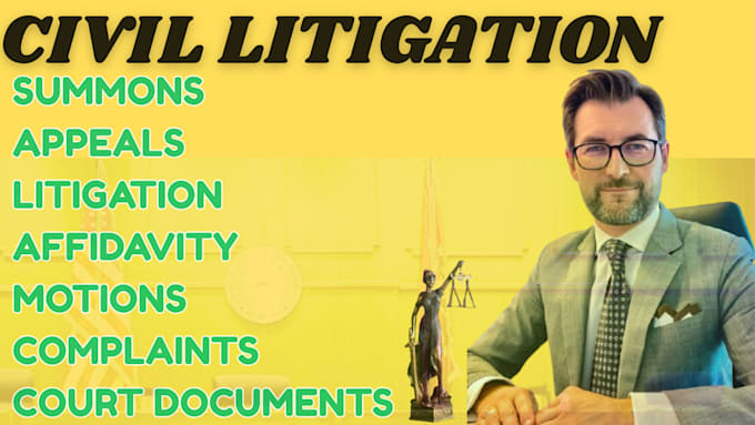 draft legal documents, complaints, and motions for civil cases