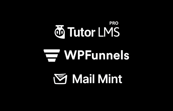 install tutor lms pro, wpfunnels pro, mail mint, acf licensed plugin updatable