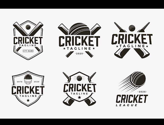 design a modern and outstanding cricket logo