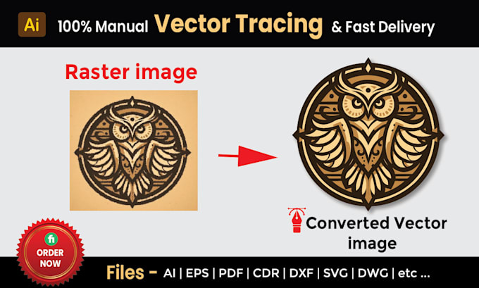 do vector tracing or convert to vector quickly