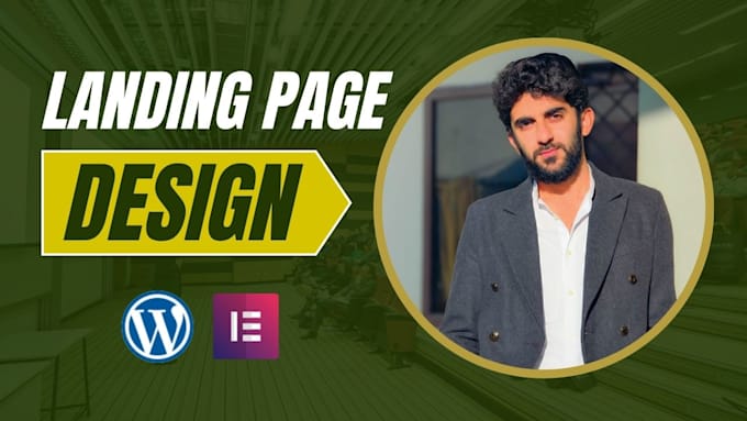 create landing page and complete wordpress website