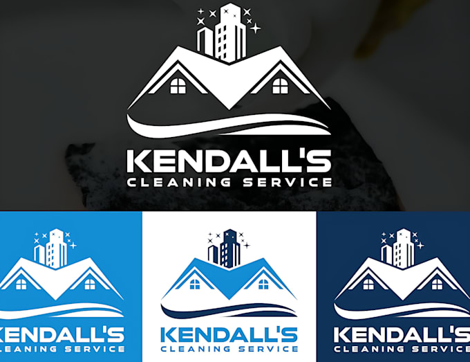 create flat modern minimalist business logo design