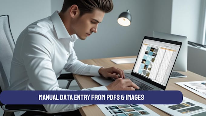 manual data entry from pdfs and images